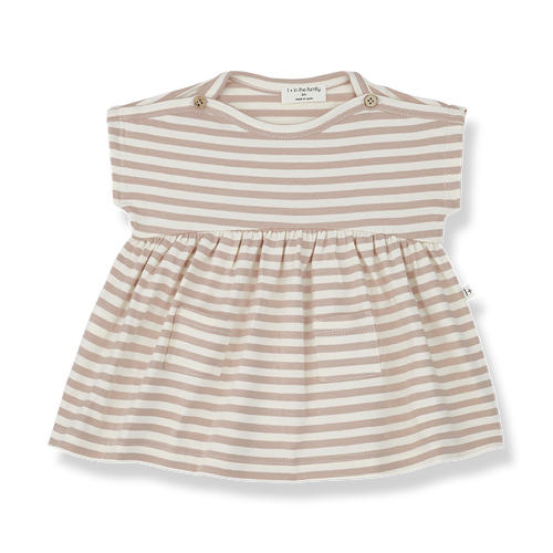 1+ in the family - Lia SS Dress - rose