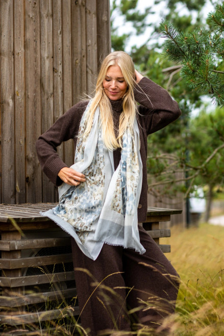 8Design - Vävd sjal - Kashmir/ silk