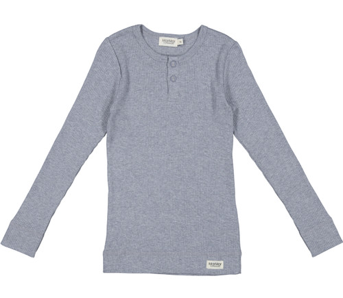 Tee LS modal - moonstone melange