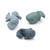 Nori bath toys - sea creatures blue mix