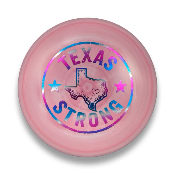 Discraft ESP Buzzz - Another Round Disc Golf Austin Texas Texas Strong Fundraiser Stamp