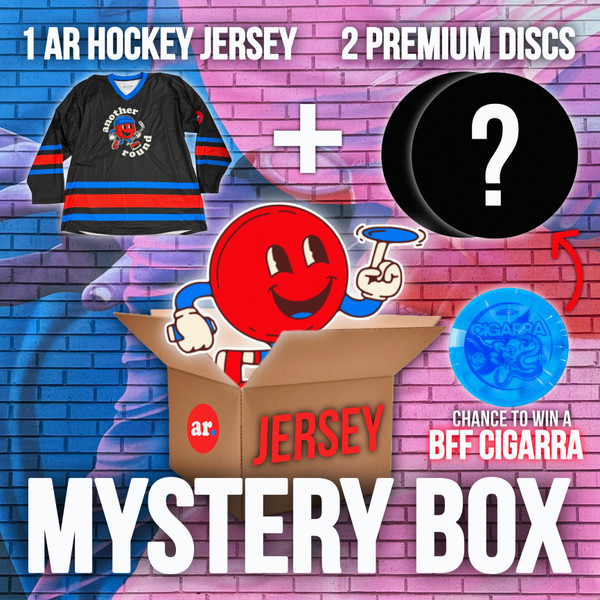 Another Round Disc Golf Hockey Jersey Mystery Box - 1 Jersey, 2 Premium Discs