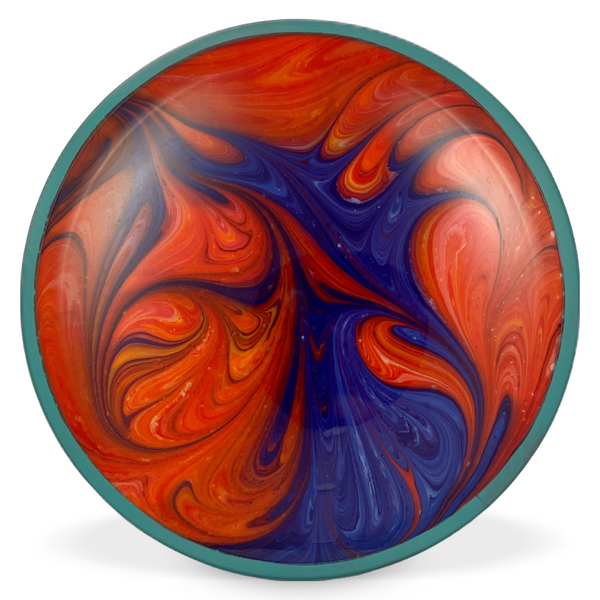 Neutron Crave 174g Teal Rim Blue/Red Dyed - Appalachian Disc Dye