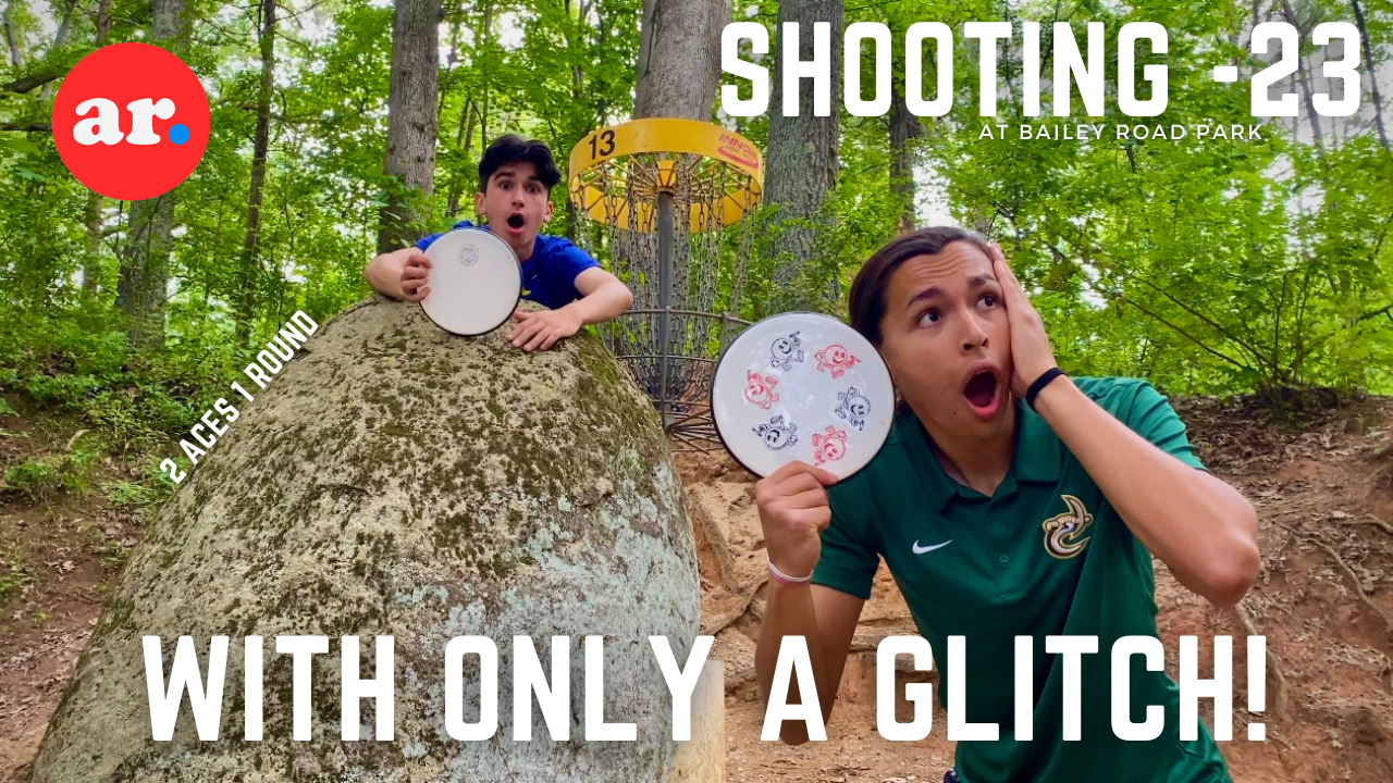 Glitch only round at Bailey Road Park! Another Round Disc Golf