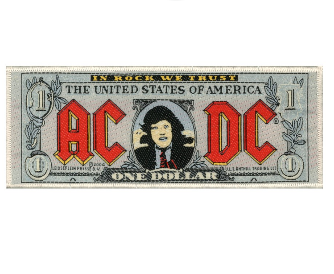 AC/DC Bank Note Standard Patch - Zone Rock