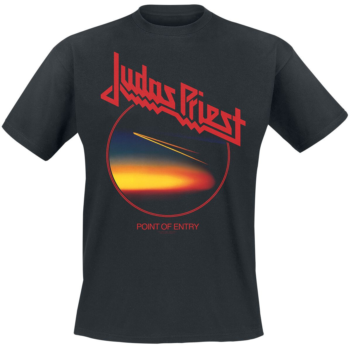 Judas Priest Point Of Entry Anniversary T-Shirt - Zone Rock