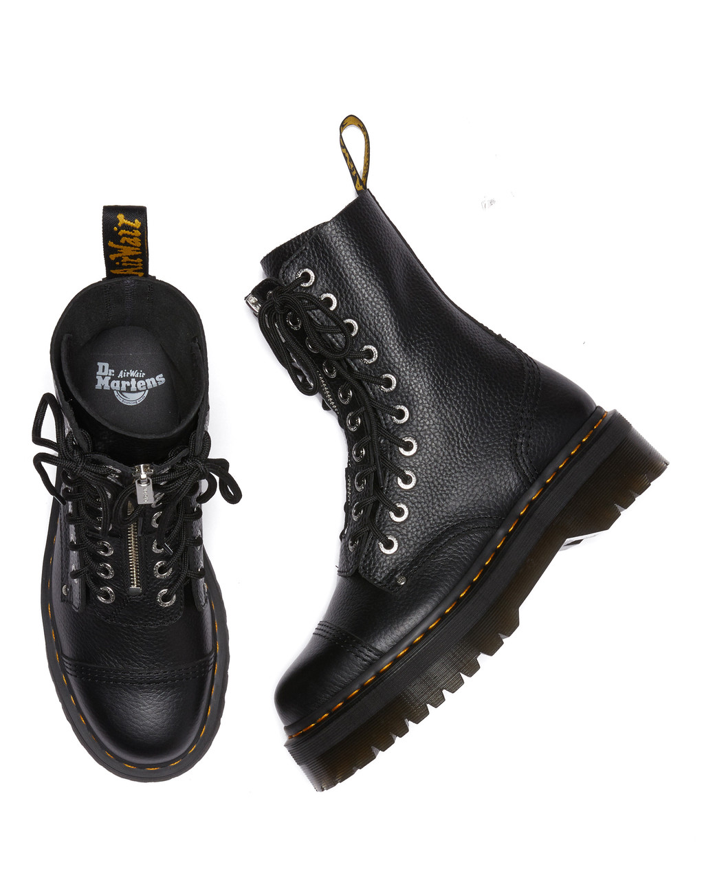大人気の SINCLAIR Dr.Martens 靴 BLACK NAPPA MILLED 靴 - ecortezza.com