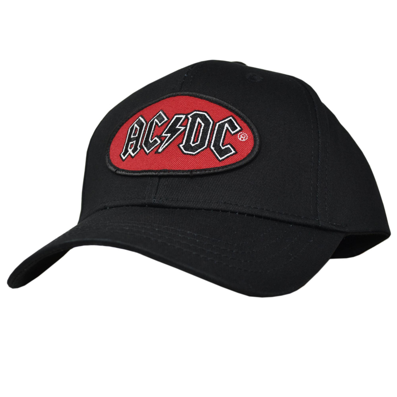 AC/DC Oval Patch Logo Baseball Cap - Zone Rock
