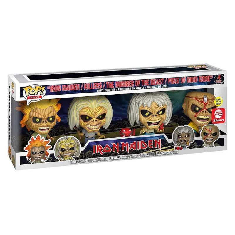 Iron Maiden (Glow In The Dark) 4 Pack 