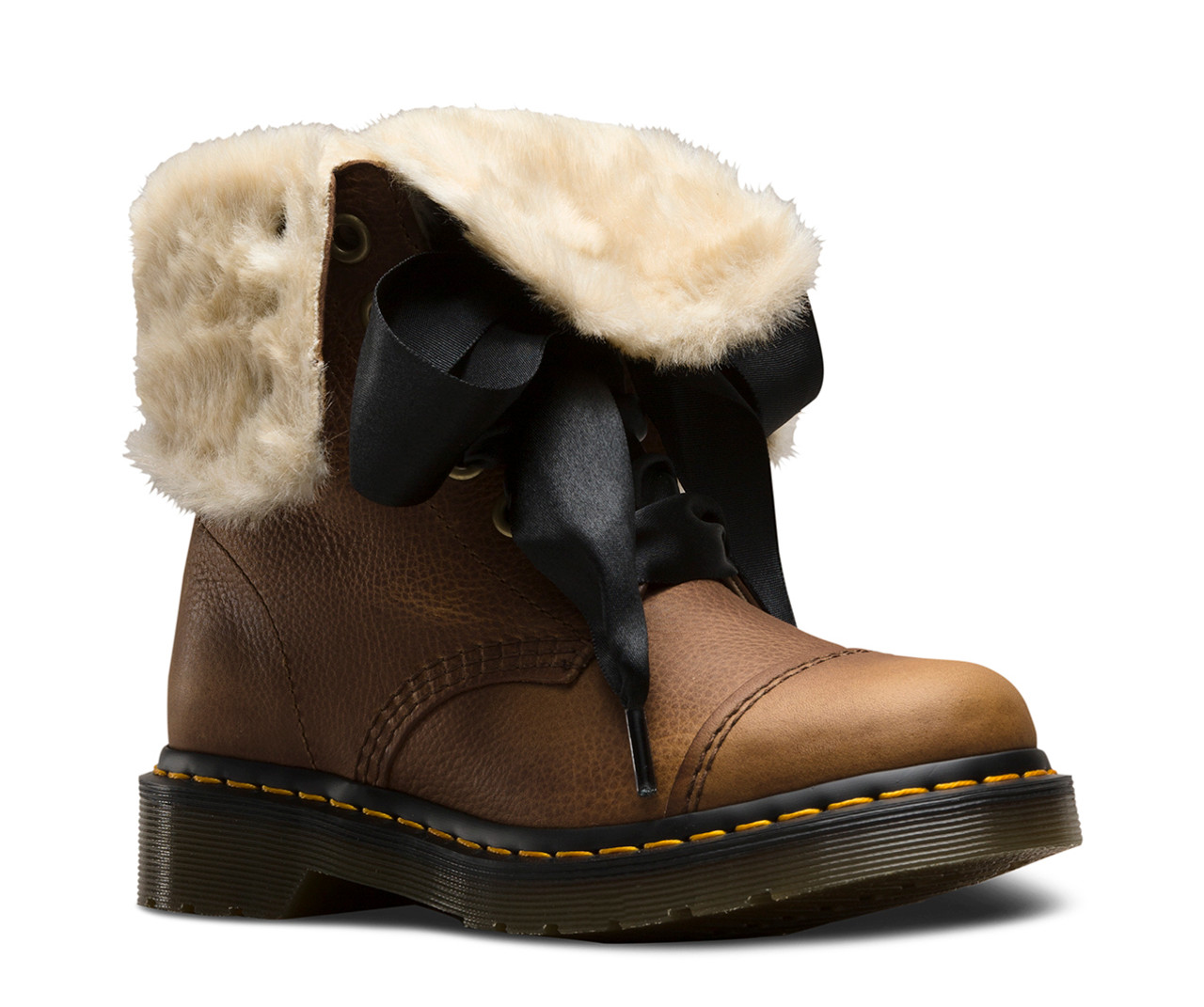 Dr. Martens Aimilita Fur Lined Tan 