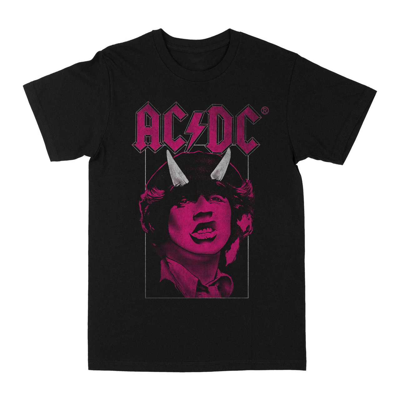 AC/DC Angus Horns T-Shirts - Zone Rock