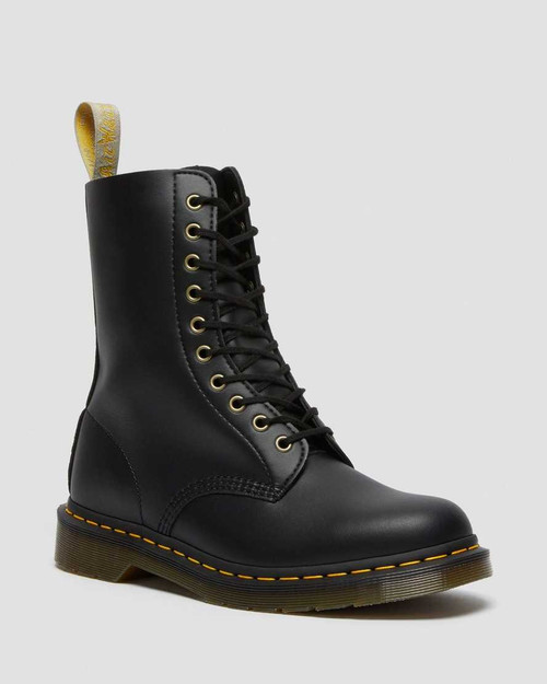 Dr. Martens Vegan Jadon II Cherry Red Oxford Rub Off - Zone Rock