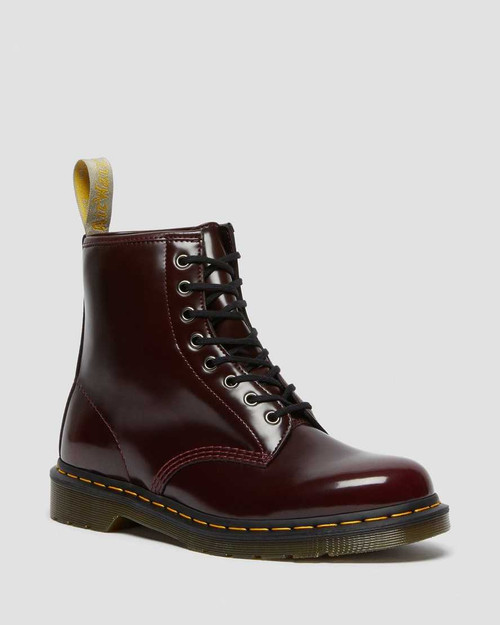 Dr. Martens VEGAN cherry red チェルシーブーツUK7 Dr. Martens Vegan Jadon II Cherry Red Oxford Rub Off - Zone Rock
