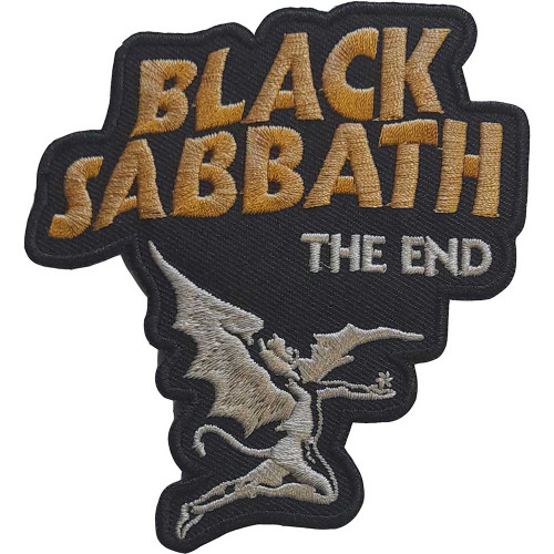Black Sabbath The End Cut Out Standard Patch 
BSPAT03