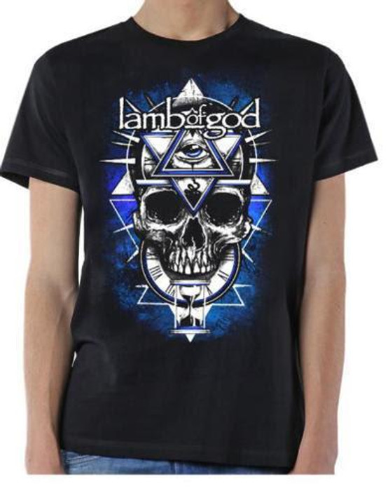 Lamb-Of-God-All-Seeing-Blue-TShirt-LGD1060 zonerock