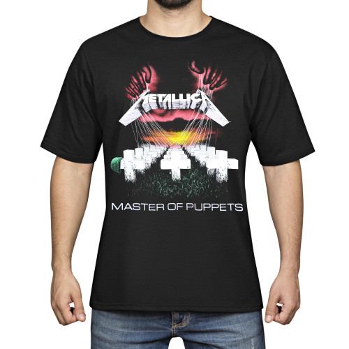 週末限定。LLICA Master of Puppets Tシャツ Metallica Master of Puppets T-Shirt - Zone Rock