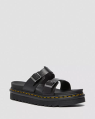 Dr. Martens Myles Brando Leather Buckle Slide Sandals 
DR-23523001