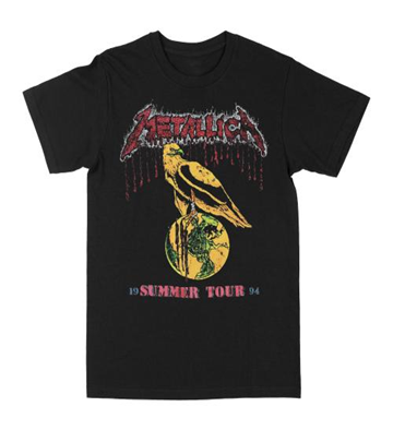 Metallica Summer Tour 1994 T-Shirt - Zone Rock