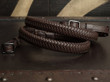 brown leather braided camera strap for Leica SL
