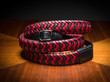 black and red braided leather camera strap for leica SL