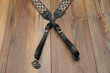 The Vi Vante Gaucho "Buenos Aires" Leather Camera Strap; Adustable Fits Slotted and Lug Mounts