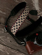 The Vi Vante Gaucho "Buenos Aires" Leather Camera Strap; Adustable Fits Slotted and Lug Mounts