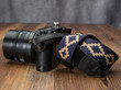 Adjustable leather camera strap for Fujifilm x series