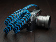 Vi Vante Ascari Sapphire Blue Napa Leather 47" Camera Strap