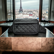 Paris, France, Vi Vante Paragon Sling Bag in gray leather