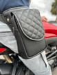 Vi Vante Zenith Shadow Black quilted leather motorcycle leg bag mv agusta brutale 1000rr