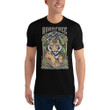 Born Free T-shirt Design by Vi Vante original art work fitted black