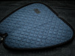Blue Digital Camo Gun Pistol Luxury Case plush quilted interior