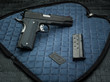 Blue Digital Camo Gun Pistol Luxury Case