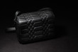 Reptile Quilted Leather Camera Bag with Hounds tooth Interior Dual weather Flap system