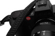 Black Leather Braided Camera Strap Leica SL