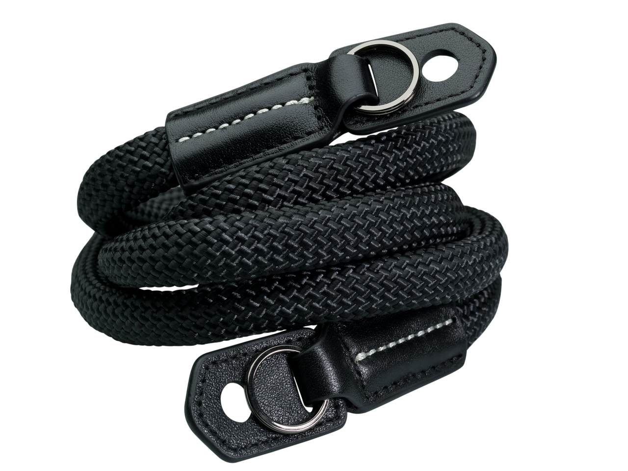 Vi Vante Luxury Sheetline Rope Camera Strap with Napa Leather Ends and  electroplated mounting Rings