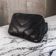 The Quilted Black Puffer Sling Bag Announced