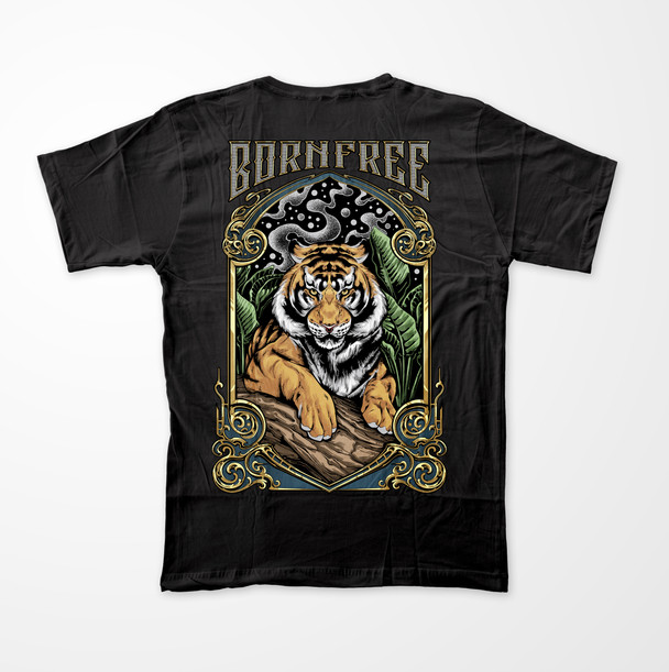 Born Free T-shirt Design by Vi Vante