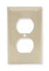 Leviton PJ8 - 1-Gang Duplex Device Receptacle Wallplate