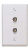 Leviton 80782 - Type 625D Video Flush Mount Jack Wallplate