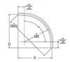 2-1/2" - EMT Thinwall Elbow 45 Degree