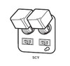 Bussmann (SCY) 2-3/4" Switch Box Cover Unit
