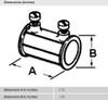 Bridgeport 243-DC - 1-1/4" EMT Set Screw Coupling