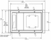 Carlon SC300PRB - Recessed Dual Voltage 3-Gang Old Work Plate