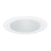 Juno, 205W-WH, 5" Line Voltage White Baffle Recessed Light Trim