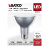 Satco S32240 15 Watt PAR3030LN High Lumen LED; Long Neck Bulb