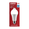 Satco S11446 - 12 Watt A19 LED; White; 5000K; 1050 Lumens; 120 Volt; PIR Sensor; Non-Dimmable