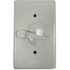 MORRIS 37290 1-Gang Weatherproof Switch Cover Gray