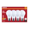 SATCO S14323 LED A19 E26 12W 2.7K Bulbs 4/Pack