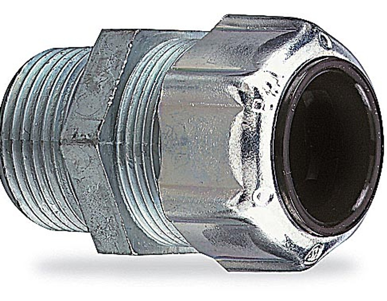 T&B 2546 - 1" (.750-.880) Steel Liquidtight Strain Relief Cord Connector